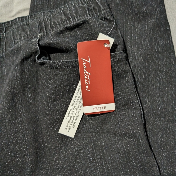 NWT Traditions dark jeans size 12P - Picture 3 of 5
